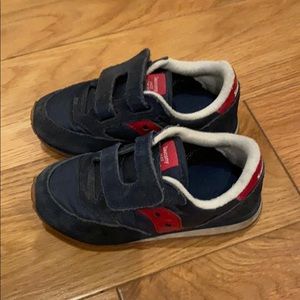 Kids Saucony Jazz Velcro Sneakers - Size 9.5W